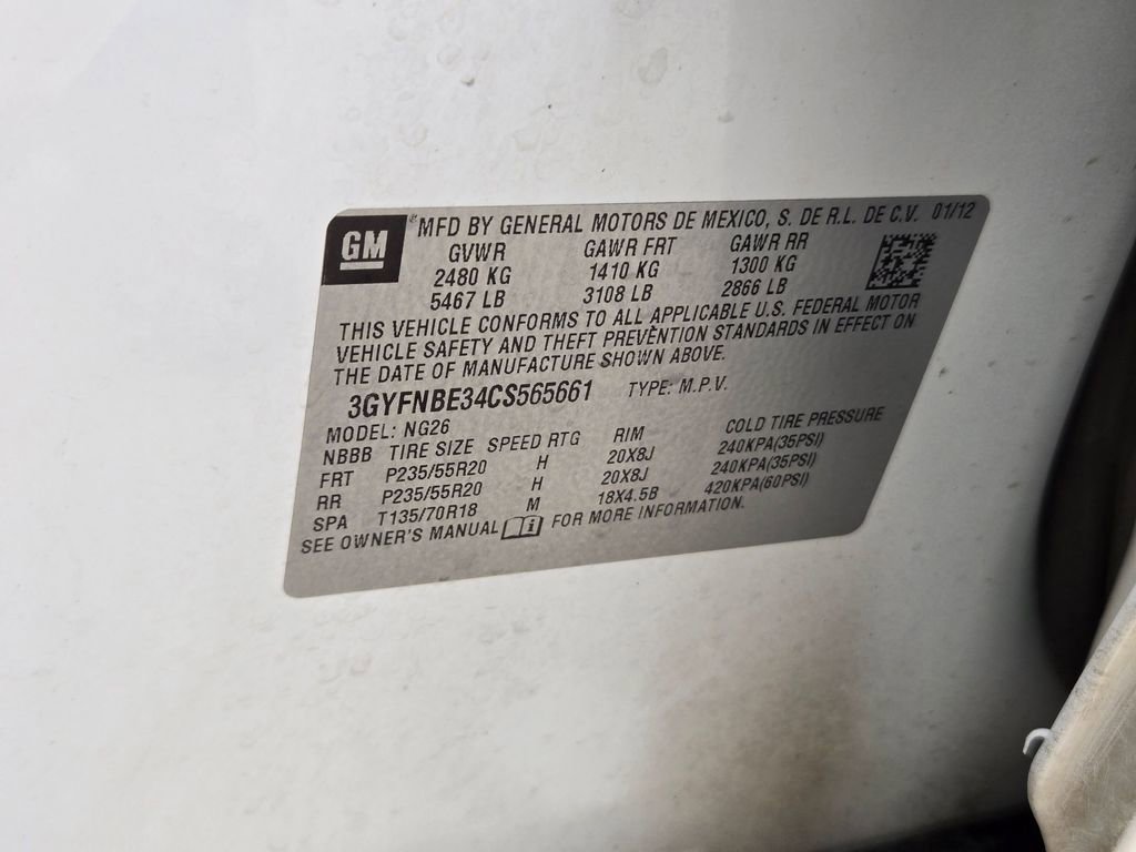 Used 2012 Cadillac SRX Performance image 32