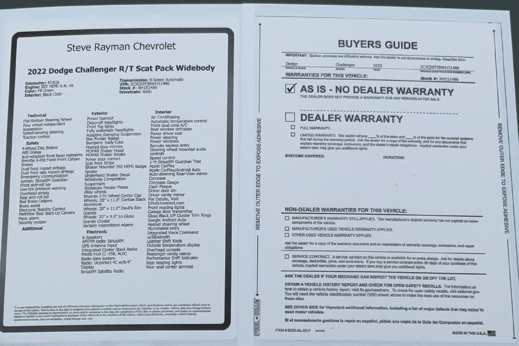 Used 2022 Dodge Challenger R/T Scat Pack RWD image 26