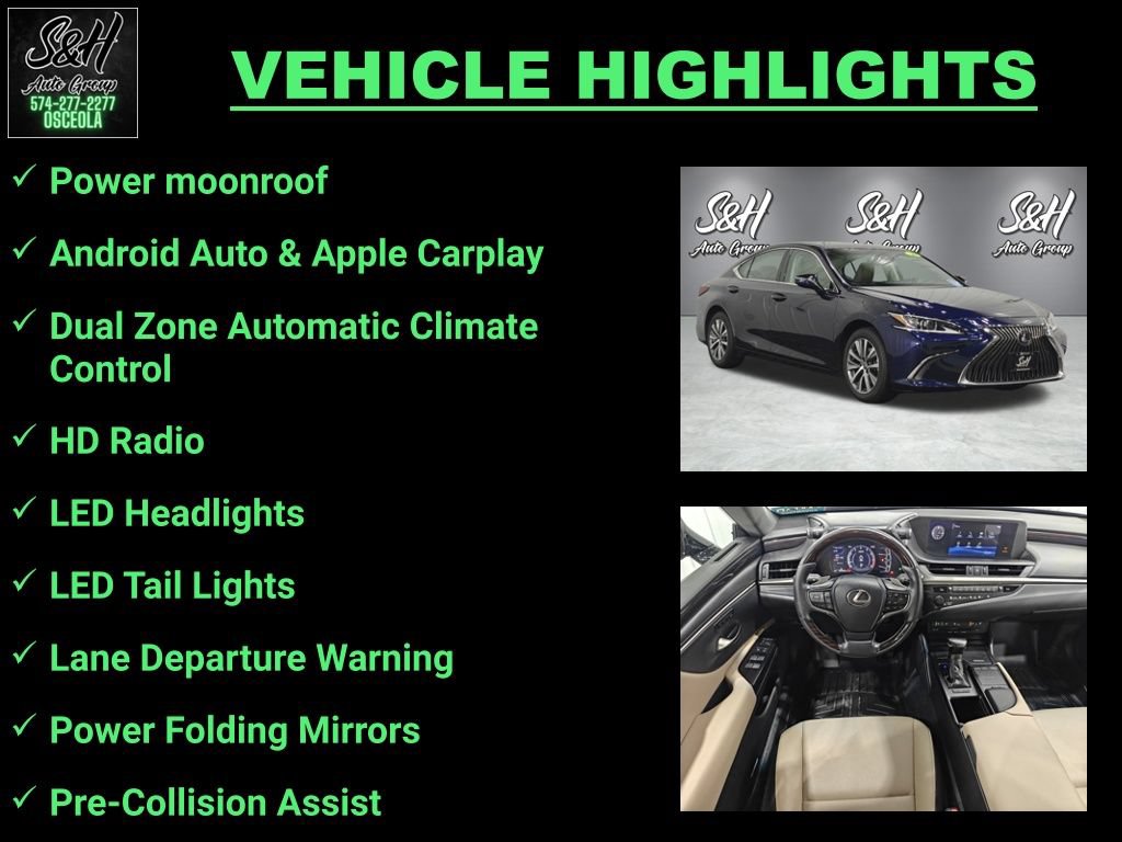 Used 2020 Lexus ES 350 w/ Premium Package FWD image 3
