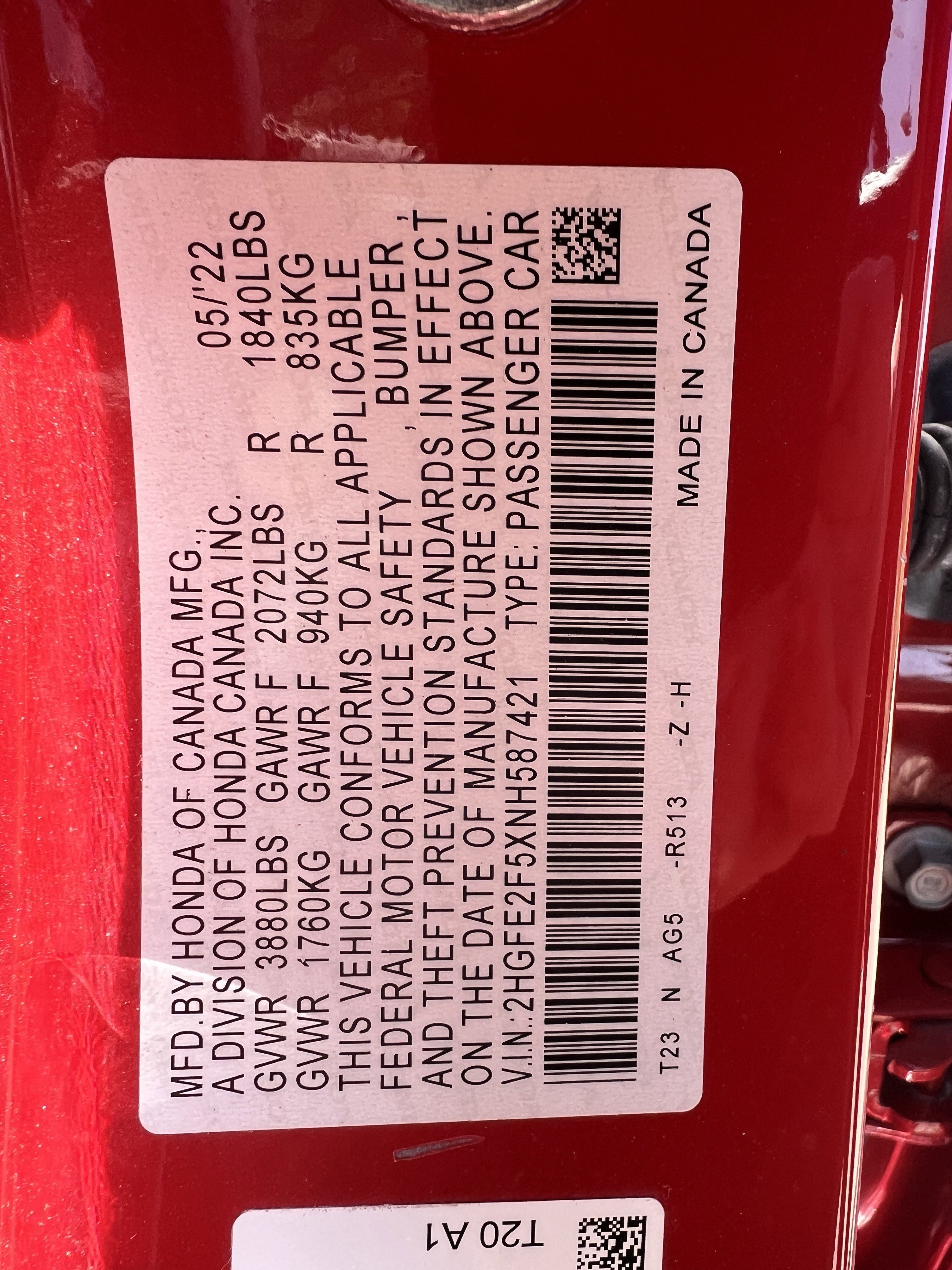 Used 2022 Honda Civic Sport image 37