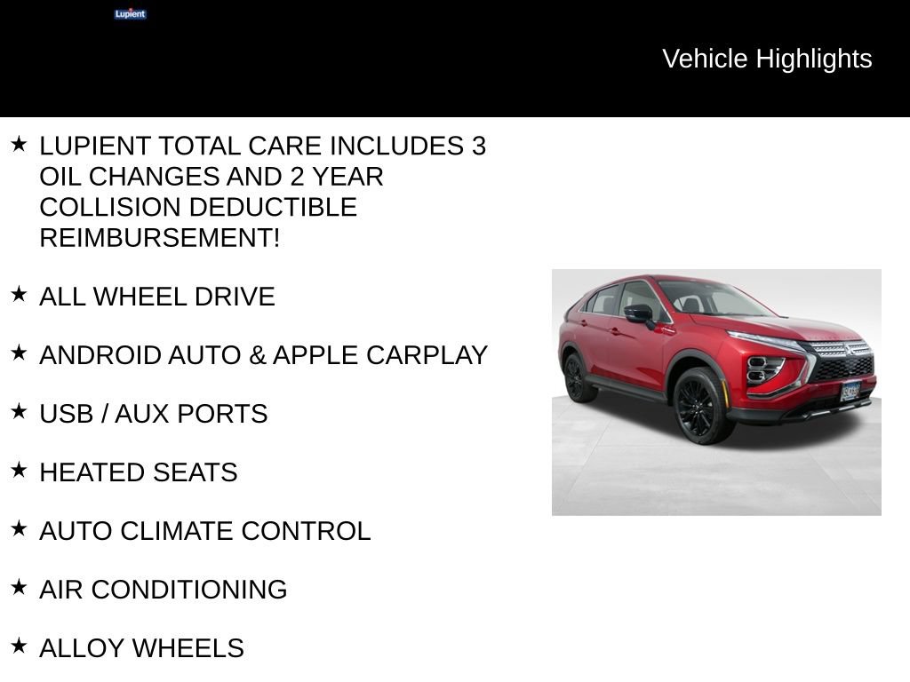 Used 2023 Mitsubishi Eclipse Cross LE AWD/4WD image 7