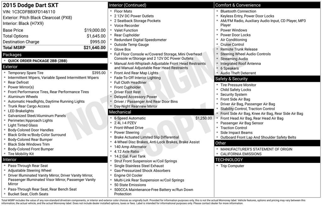 Used 2015 Dodge Dart SXT image 35