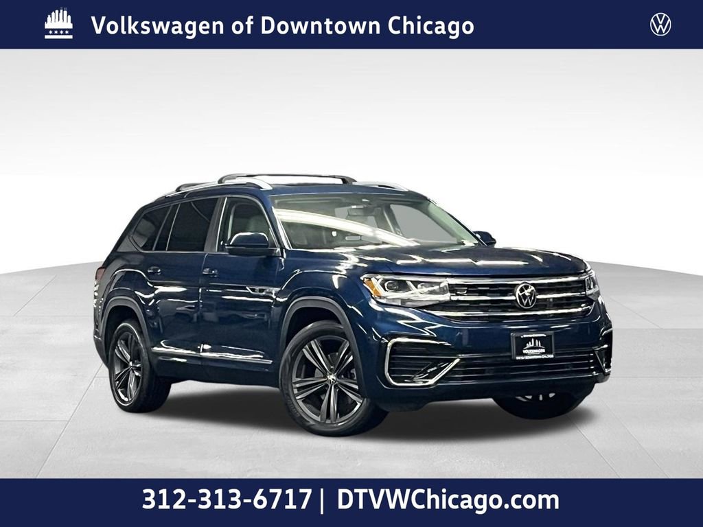 Used 2022 Volkswagen Atlas SEL R-Line AWD/4WD image 1