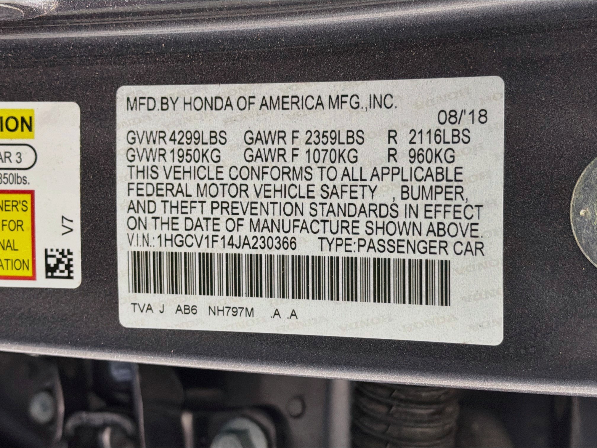 Used 2018 Honda Accord LX image 12