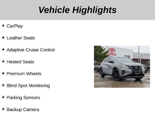Used 2024 Nissan Murano SV w/ SV Midnight Edition Package FWD image 5