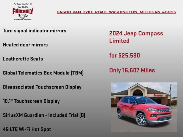 Used 2024 Jeep Compass Limited image 30