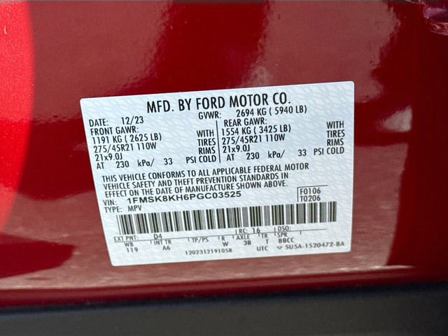 Used 2023 Ford Explorer ST-Line w/ Class IV Trailer Tow Package image 36