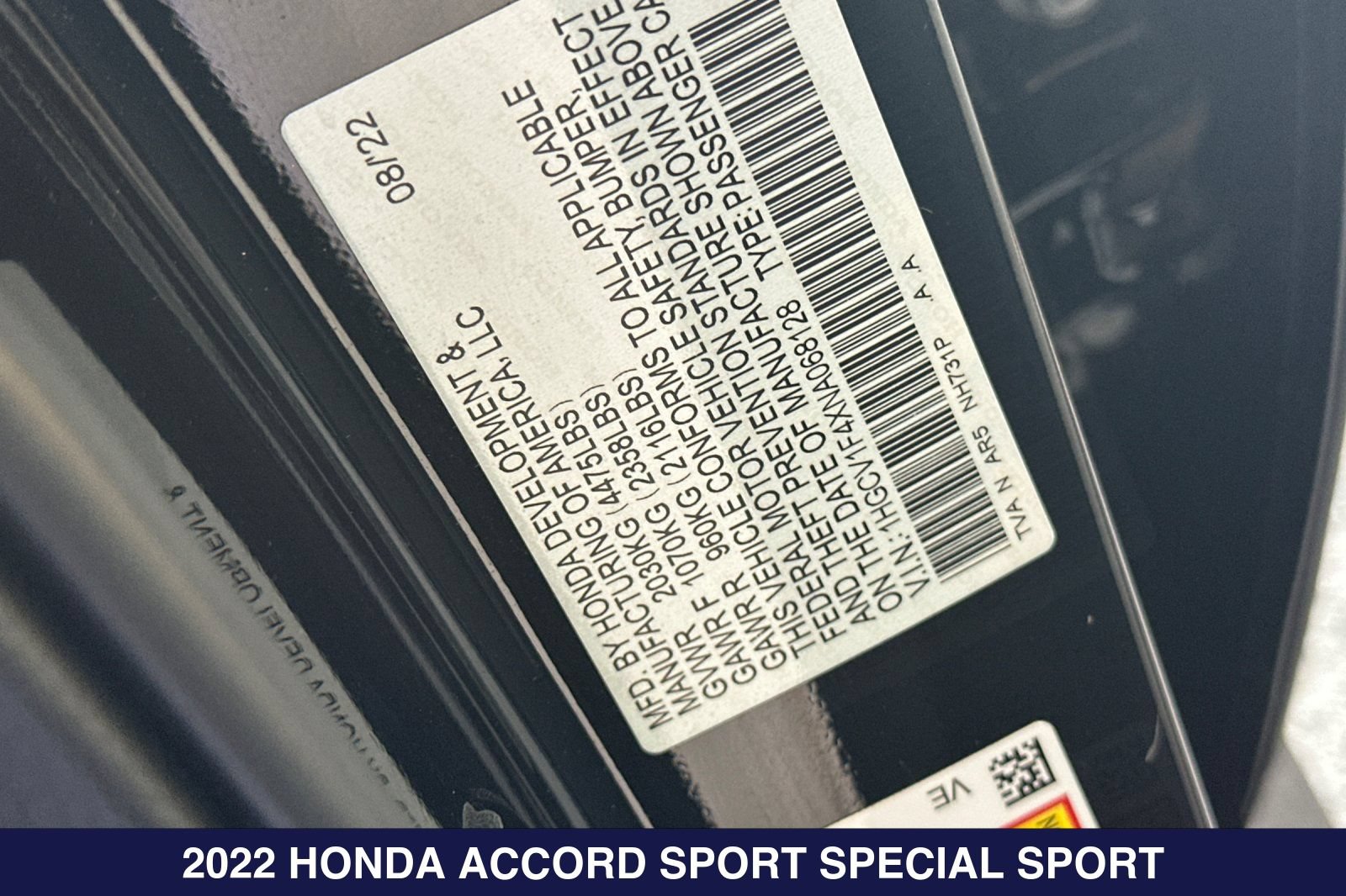 Used 2022 Honda Accord Sport Special Edition image 28