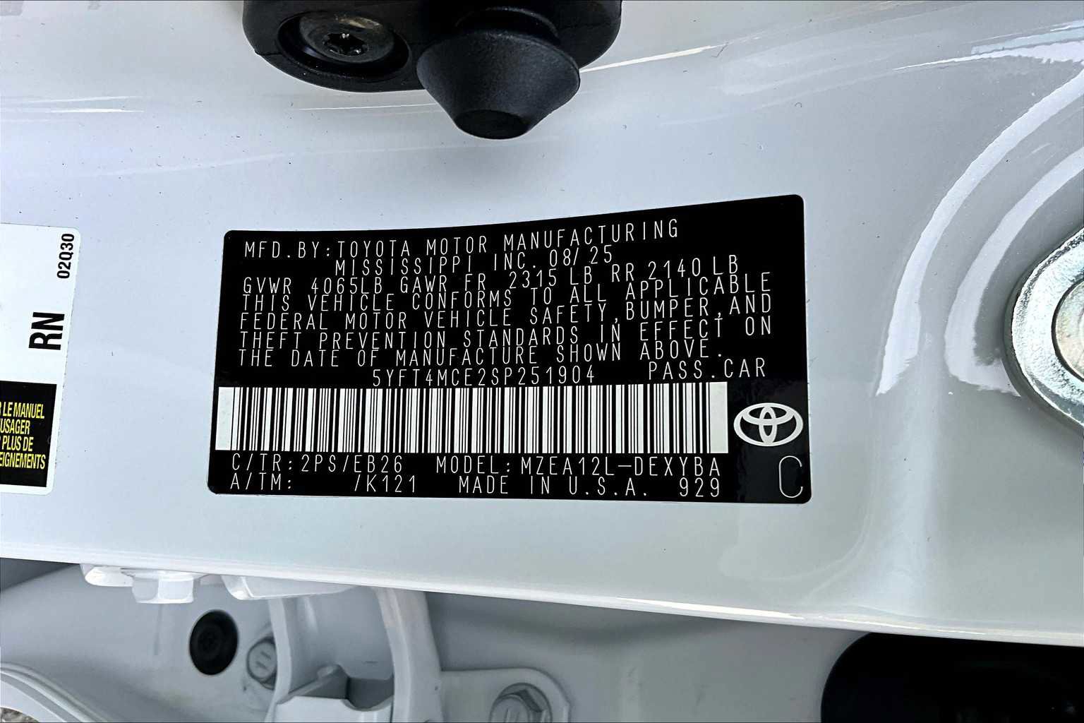 New 2025 Toyota Corolla XSE image 18