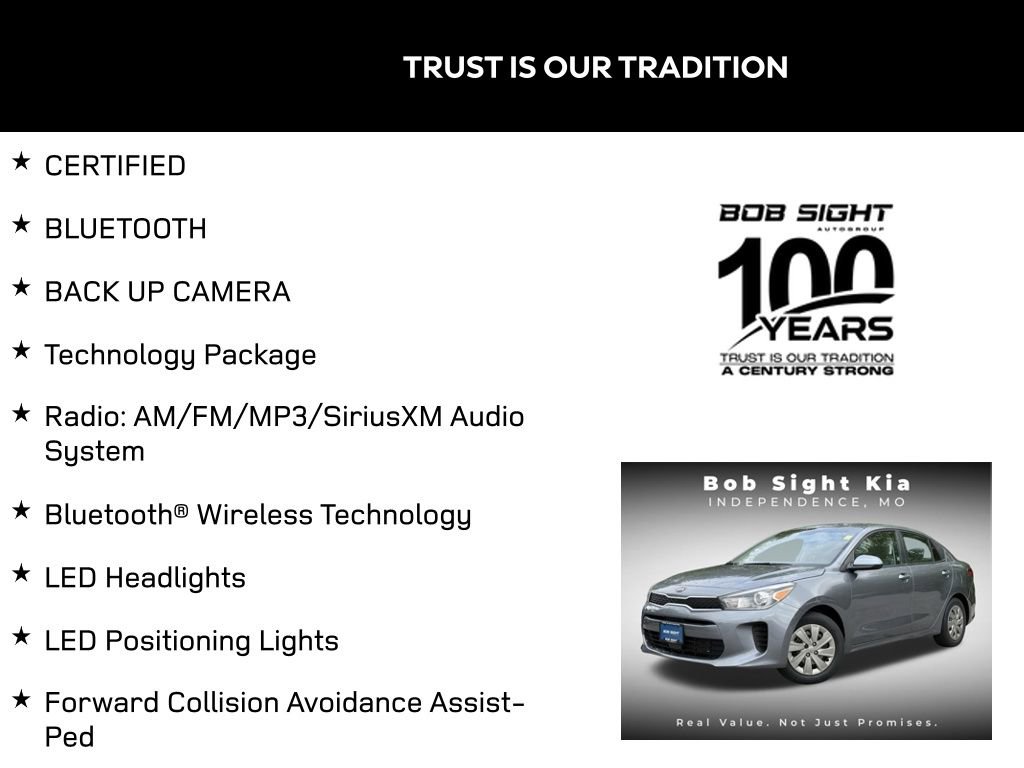 Certified 2020 Kia Rio Sedan FWD image 2