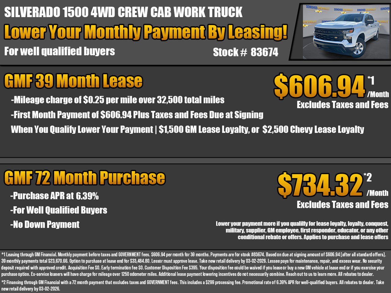 New 2026 Chevrolet Silverado 1500 W/T w/ WT Value Package image 2