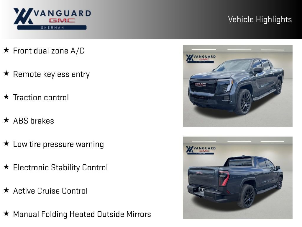 New 2026 GMC Sierra EV Elevation w/ LPO, Elevation Dark Package image 10