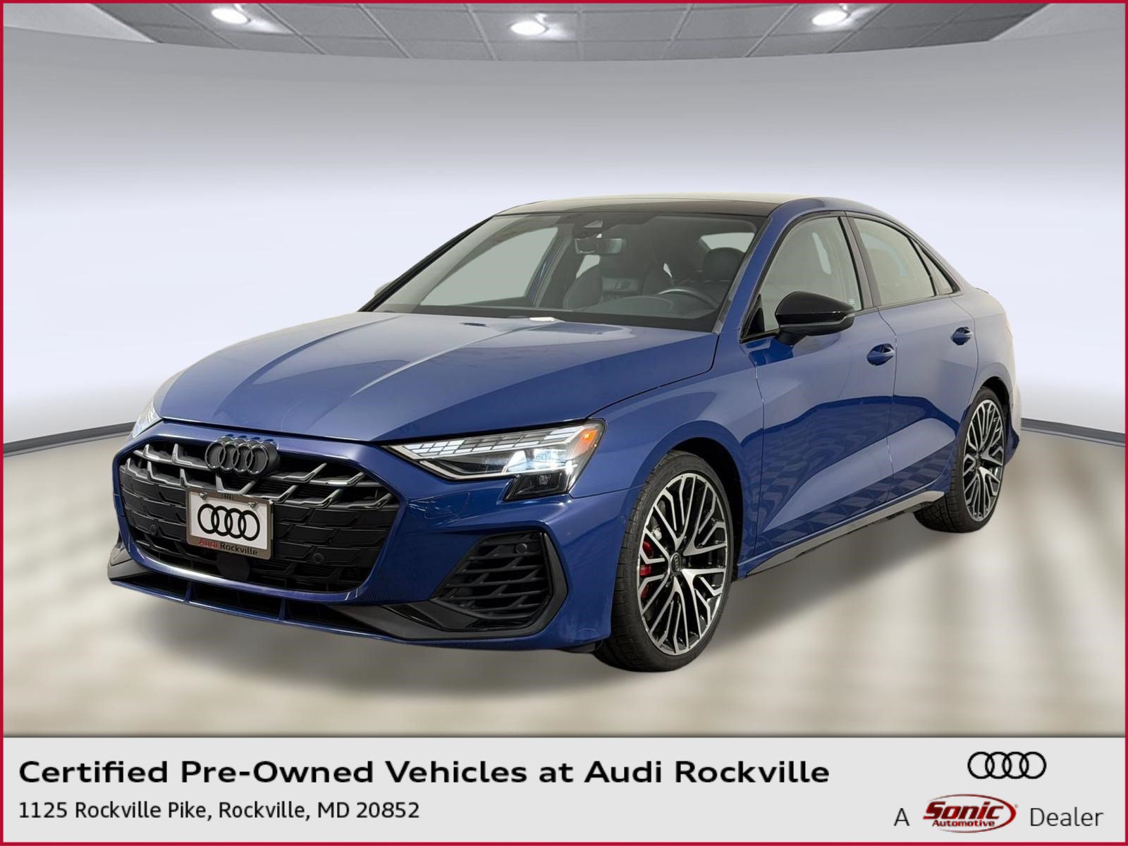 Certified 2025 Audi S3 Premium Plus w/ Premium Plus Package AWD/4WD image 1