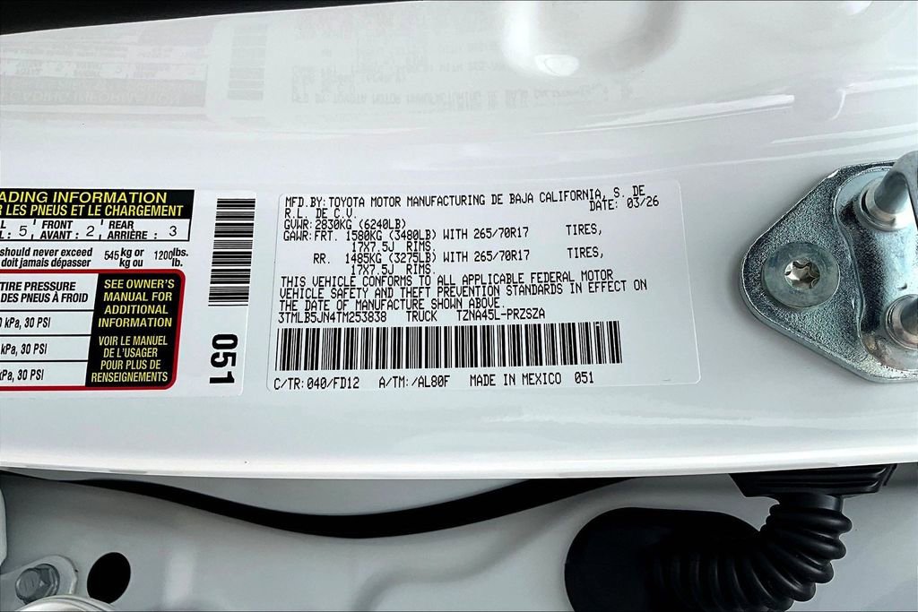 New 2026 Toyota Tacoma TRD Off-Road image 9