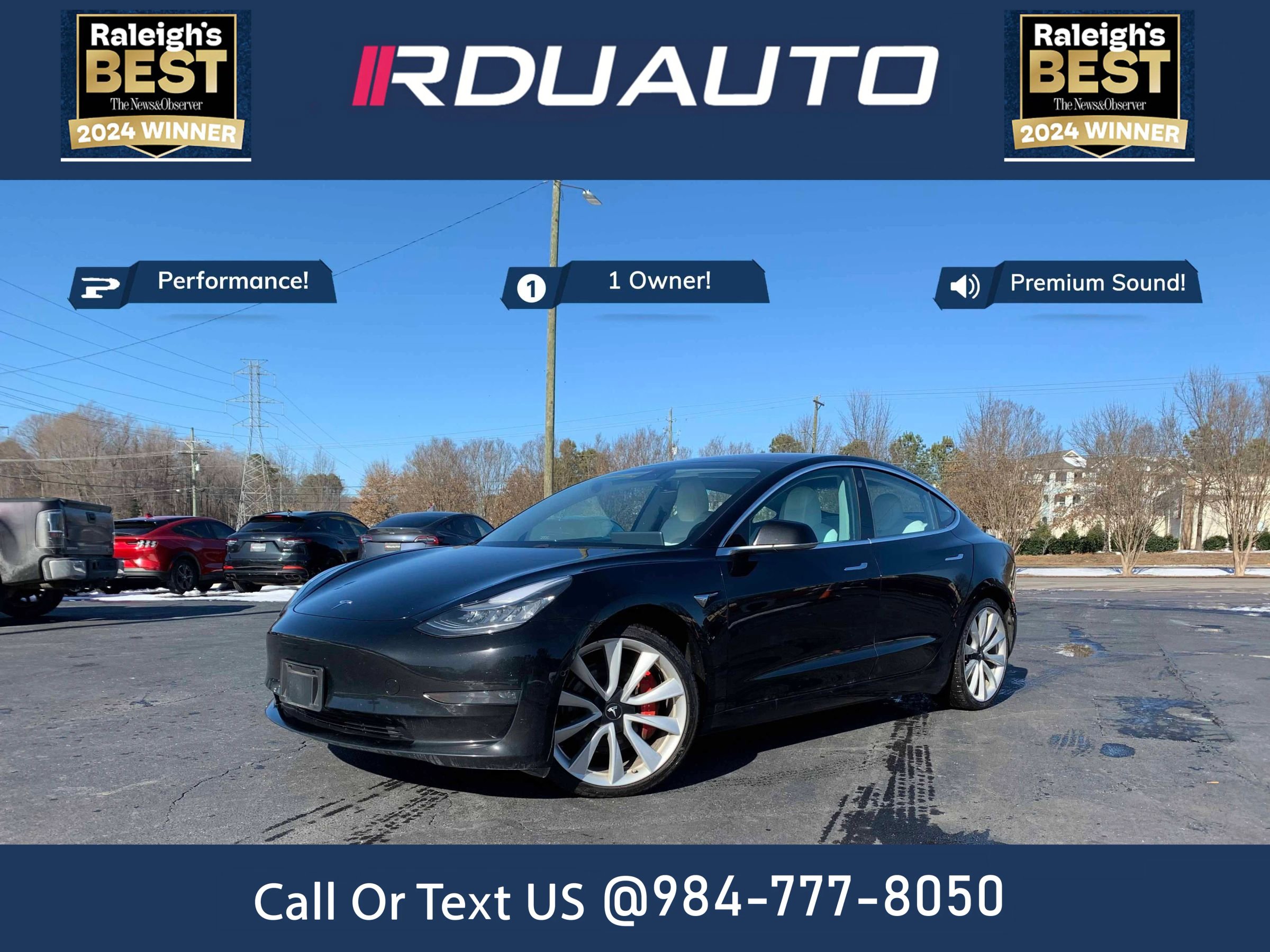 Used 2018 Tesla Model 3 Performance image 1