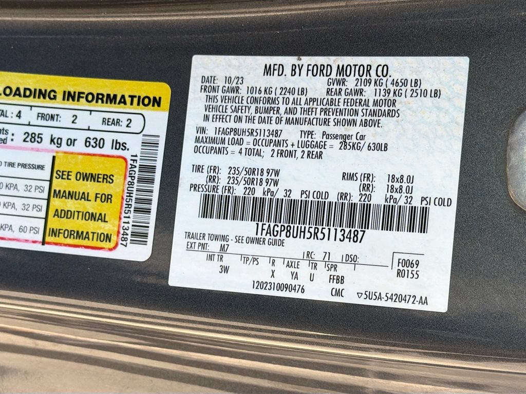 Certified 2024 Ford Mustang Premium RWD image 44