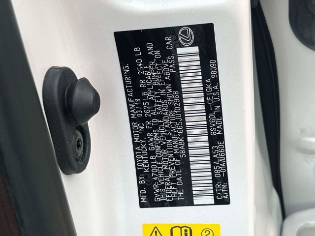 Used 2018 Lexus ES 350 w/ Navigation System Package FWD image 31