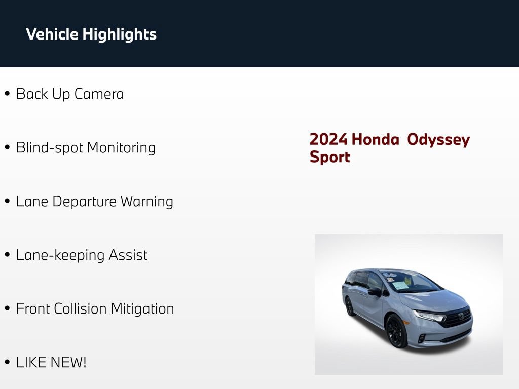 Used 2024 Honda Odyssey Sport image 4