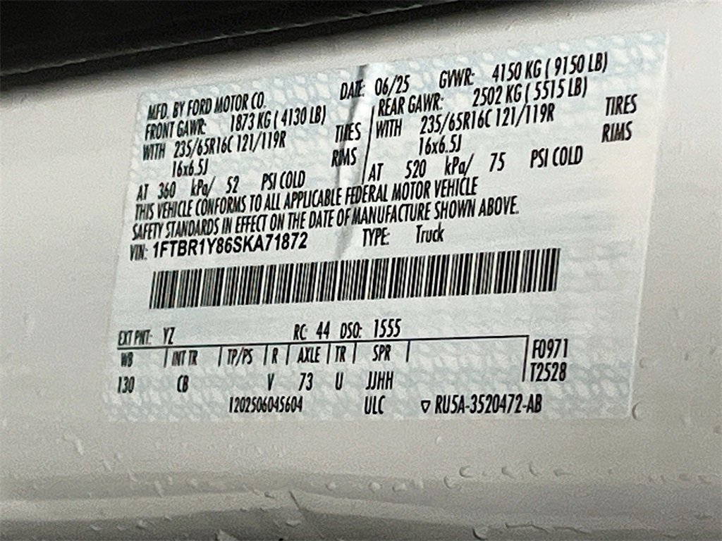 Used 2025 Ford Transit 250 Low Roof w/ Exterior Upgrade Package image 28