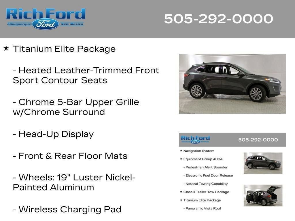 Used 2021 Ford Escape Titanium w/ Titanium Elite Package AWD/4WD image 41
