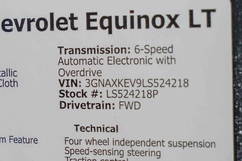 Used 2020 Chevrolet Equinox LT FWD image 20