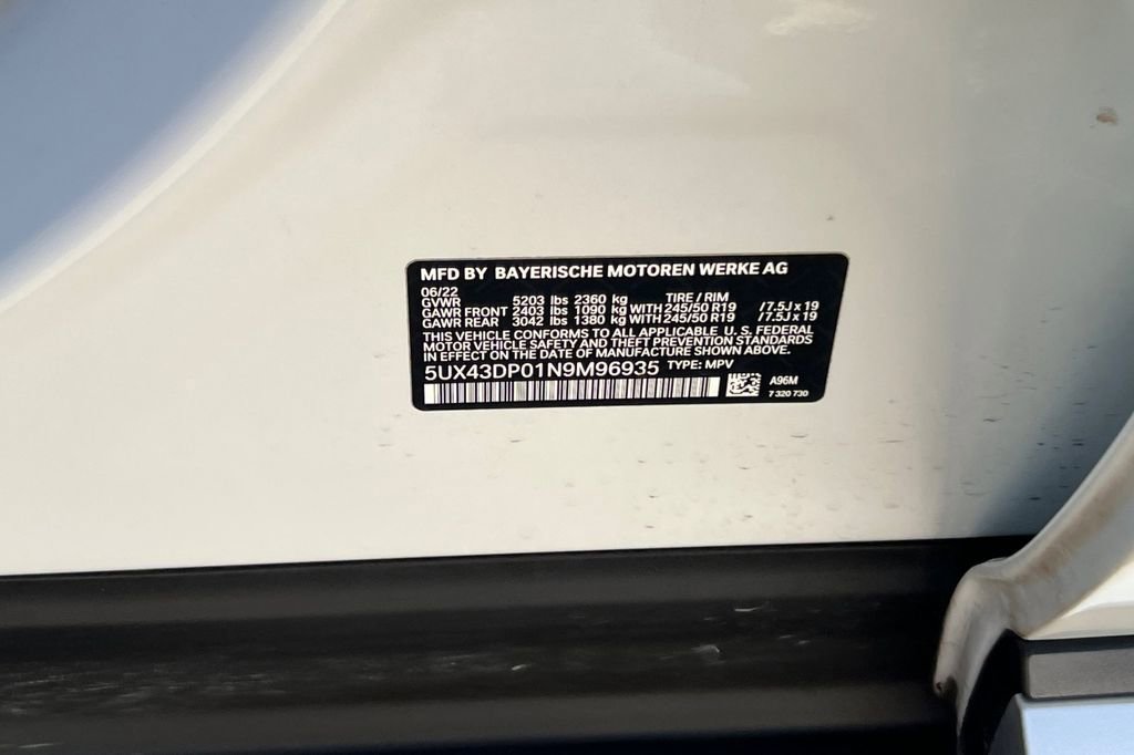 Used 2022 BMW X3 sDrive30i image 31