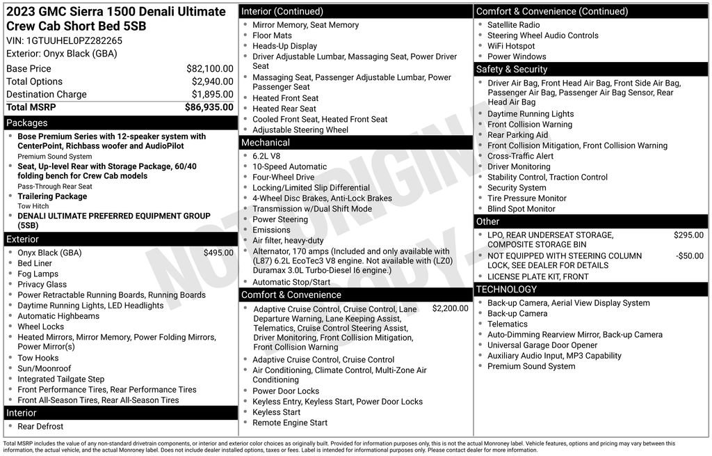 Certified 2023 GMC Sierra 1500 Denali Ultimate AWD/4WD image 2