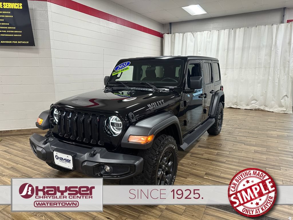 Certified 2021 Jeep Wrangler Unlimited Sport AWD/4WD image 1