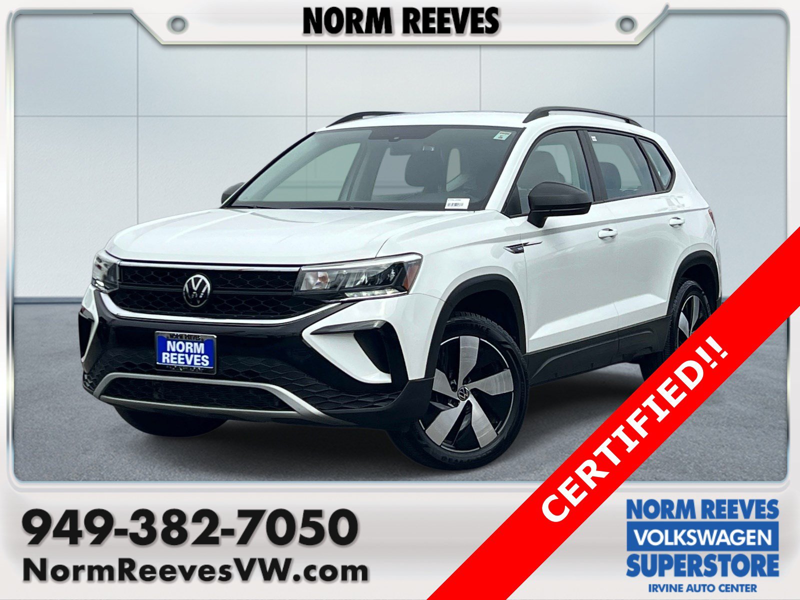 Certified 2023 Volkswagen Taos S AWD/4WD image 1