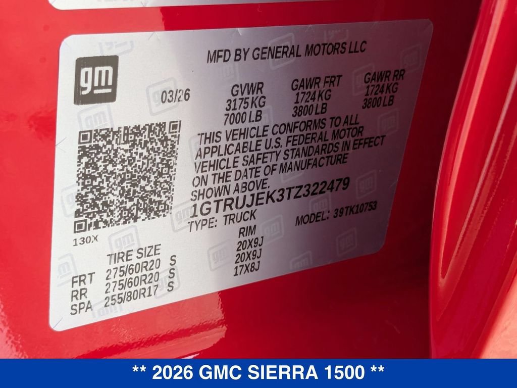 New 2026 GMC Sierra 1500 Elevation AWD/4WD image 34