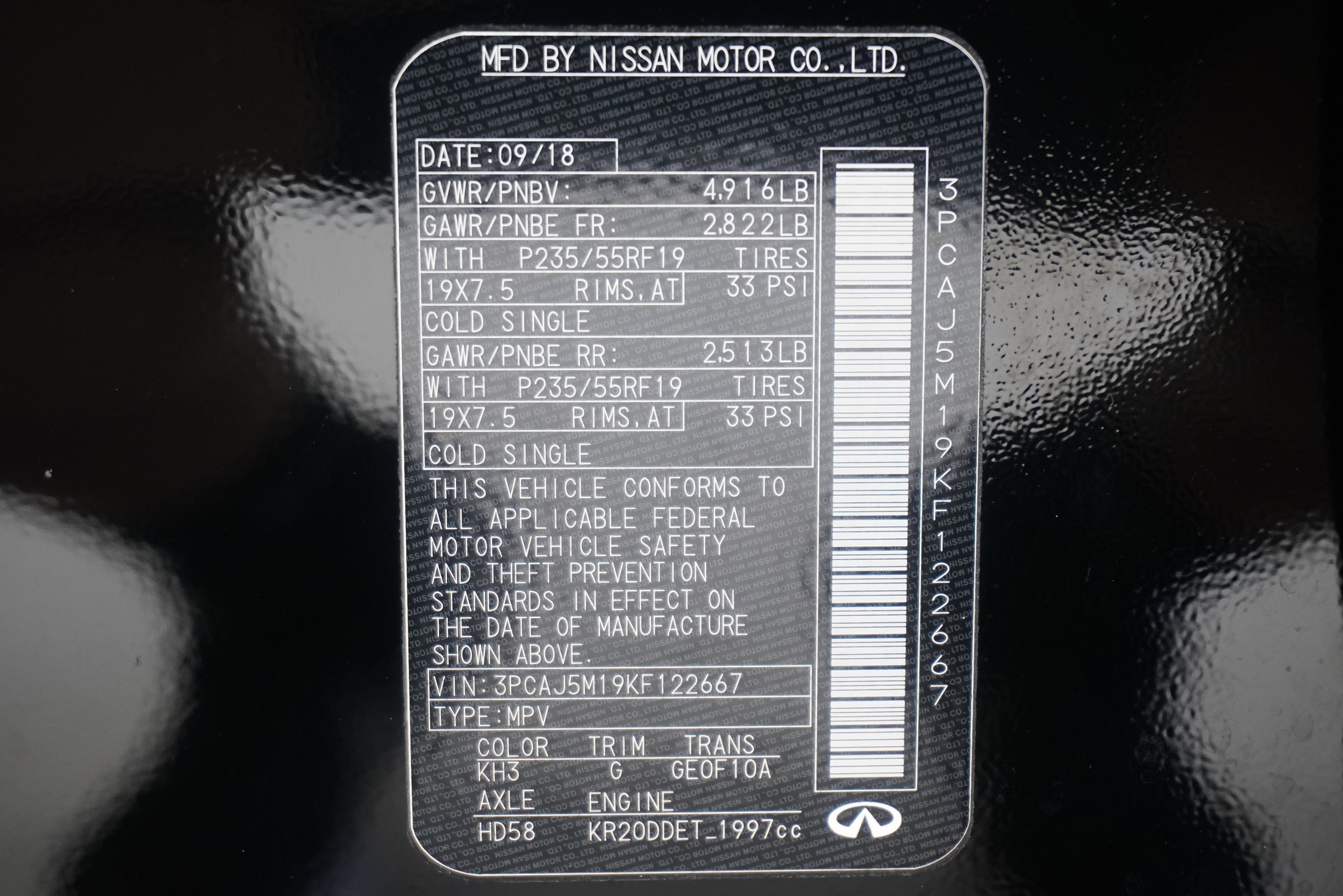 Used 2019 INFINITI QX50 Essential w/ Cargo Package image 33