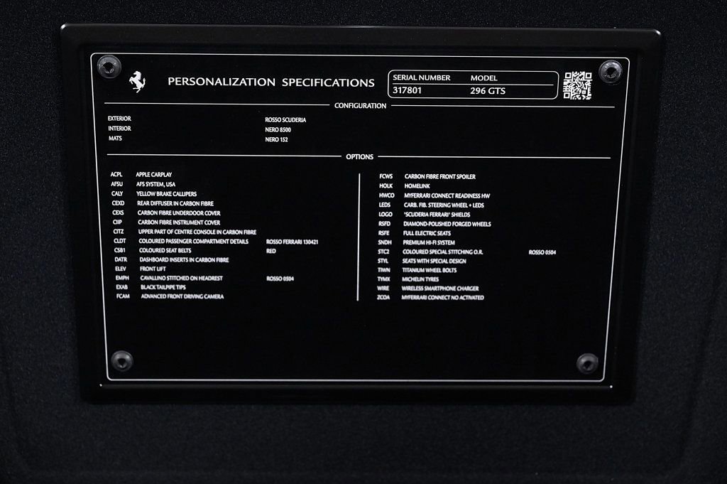 Used 2025 Ferrari 296 GTS image 23