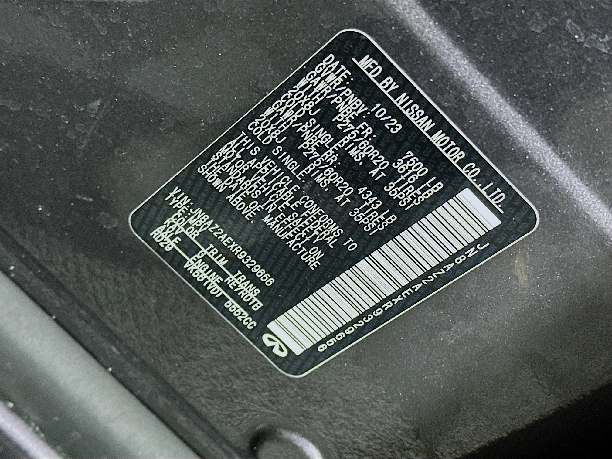 Used 2024 INFINITI QX80 Luxe image 12