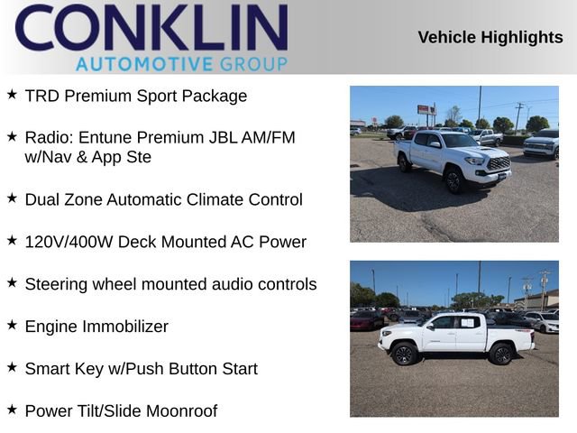 Used 2020 Toyota Tacoma TRD Sport w/ TRD Premium Sport Package AWD/4WD image 2