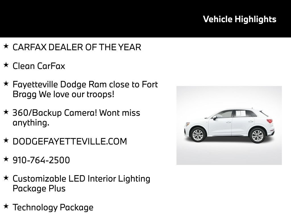 Used 2022 Audi Q3 2.0T Premium Plus w/ Premium Plus Package AWD/4WD image 5