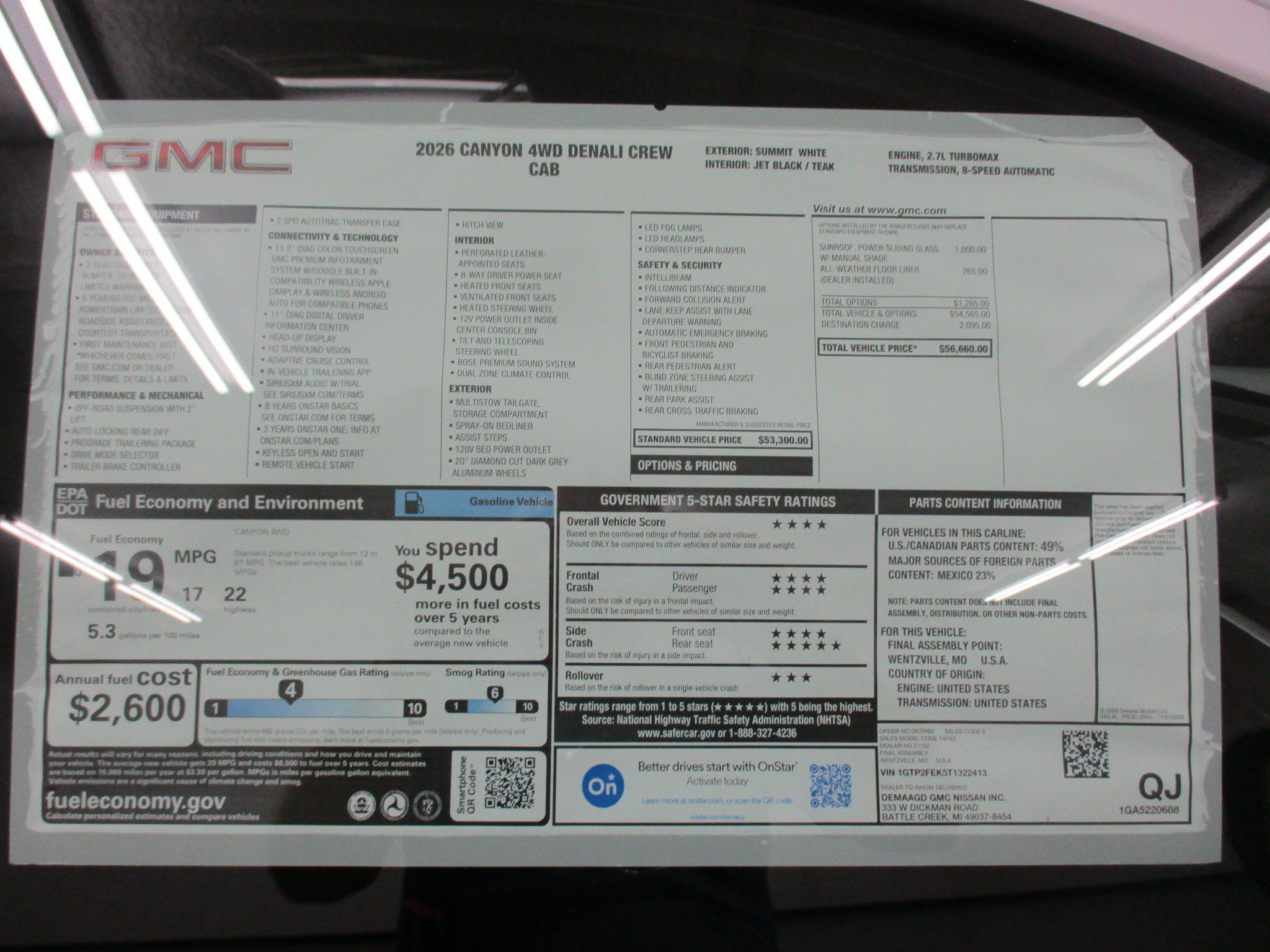 New 2026 GMC Canyon Denali AWD/4WD image 9
