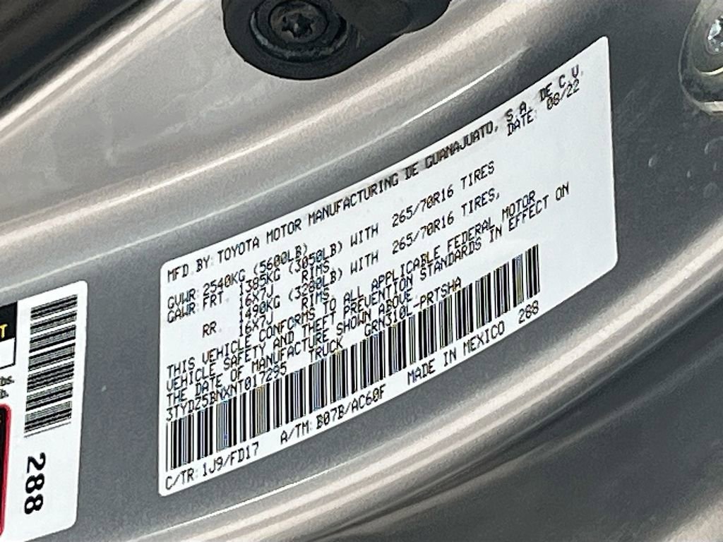 Used 2022 Toyota Tacoma TRD Off-Road w/ Technology Package image 30