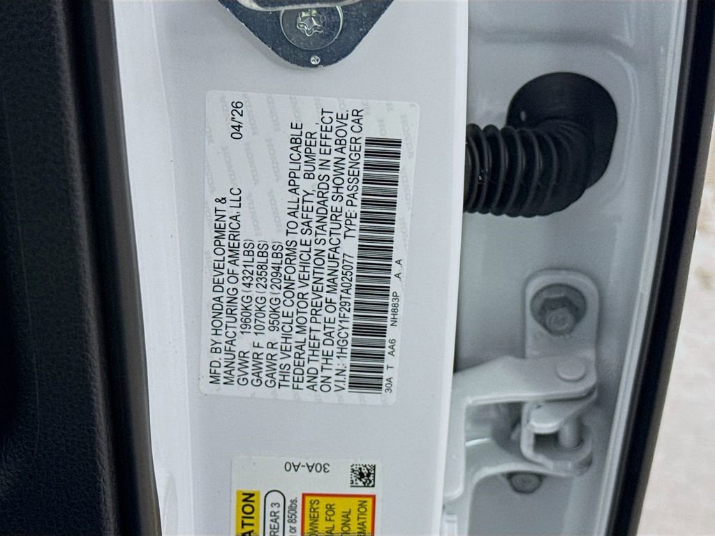 New 2026 Honda Accord LX image 29