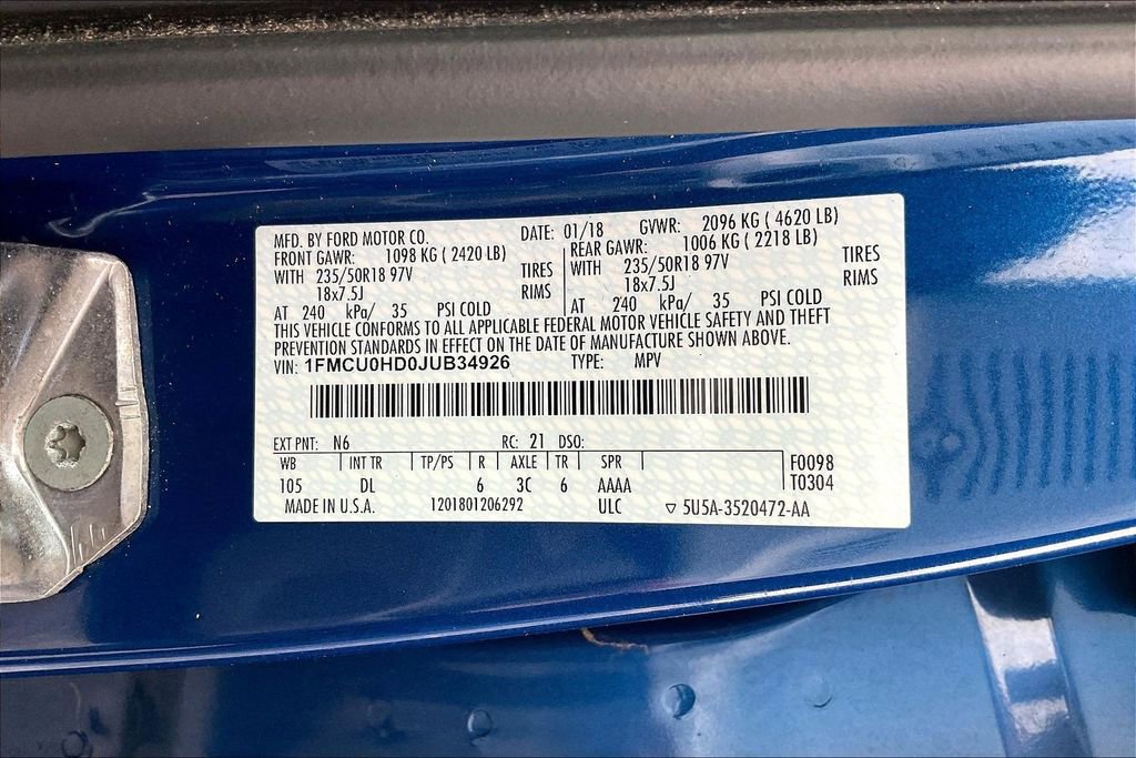 Used 2018 Ford Escape SEL image 27