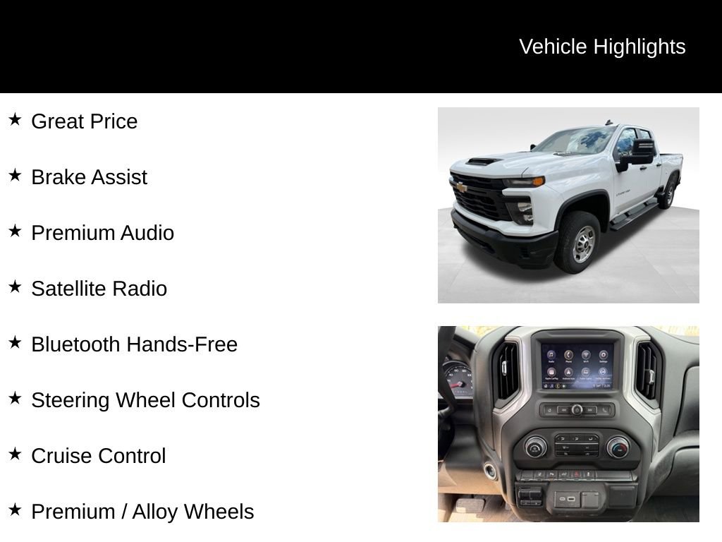 Used 2024 Chevrolet Silverado 2500 W/T w/ WT Fleet Convenience Package image 2