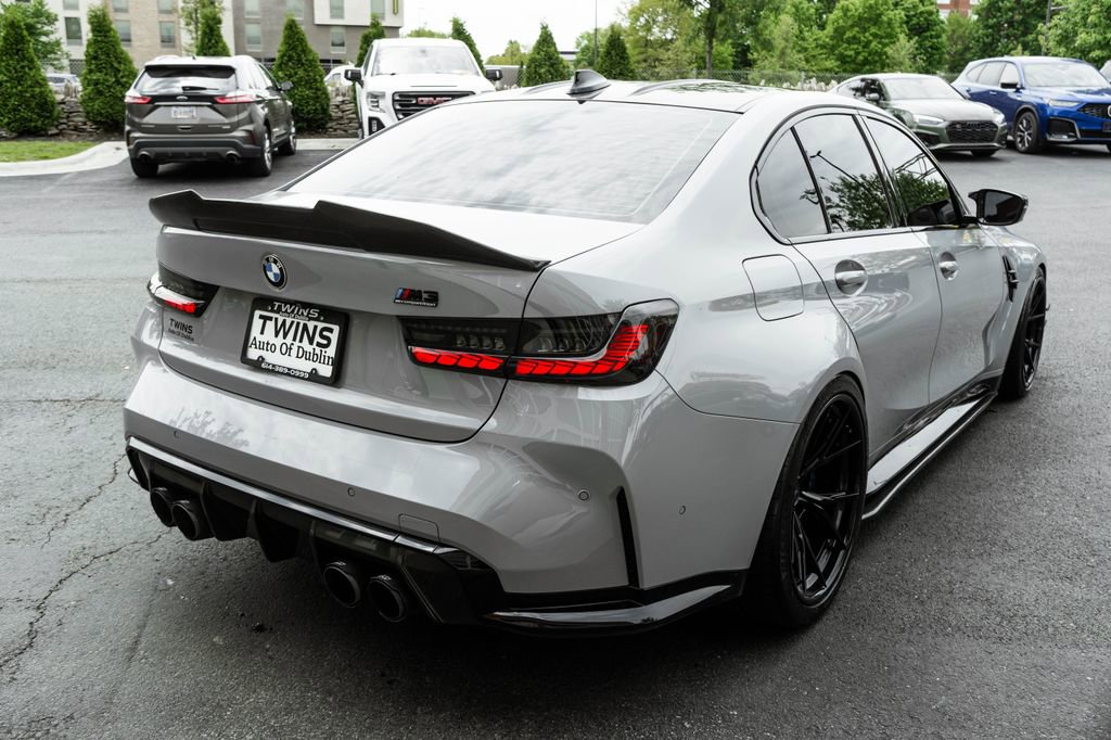 Used 2021 BMW M3 Competition w/ M Carbon Exterior Package RWD image 43