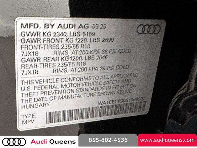 Certified 2025 Audi Q3 2.0T Premium Plus w/ Premium Plus Package image 36