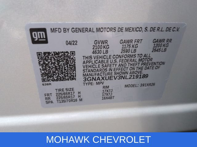 Certified 2022 Chevrolet Equinox LT AWD/4WD image 34