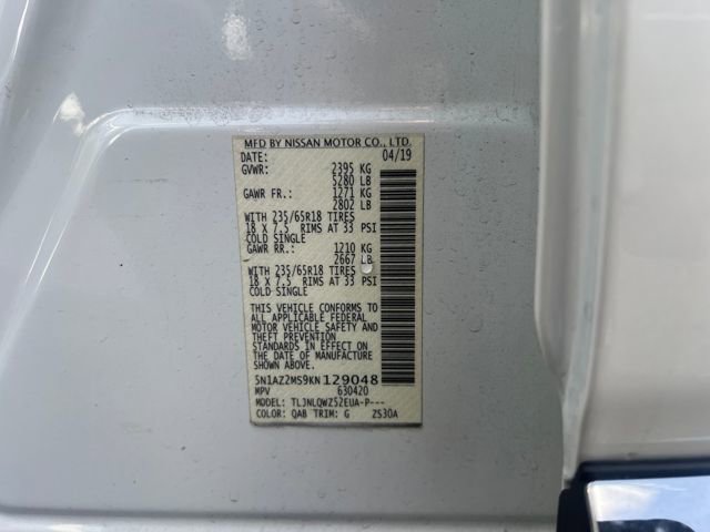 Used 2019 Nissan Murano SV w/ Premium Package image 18