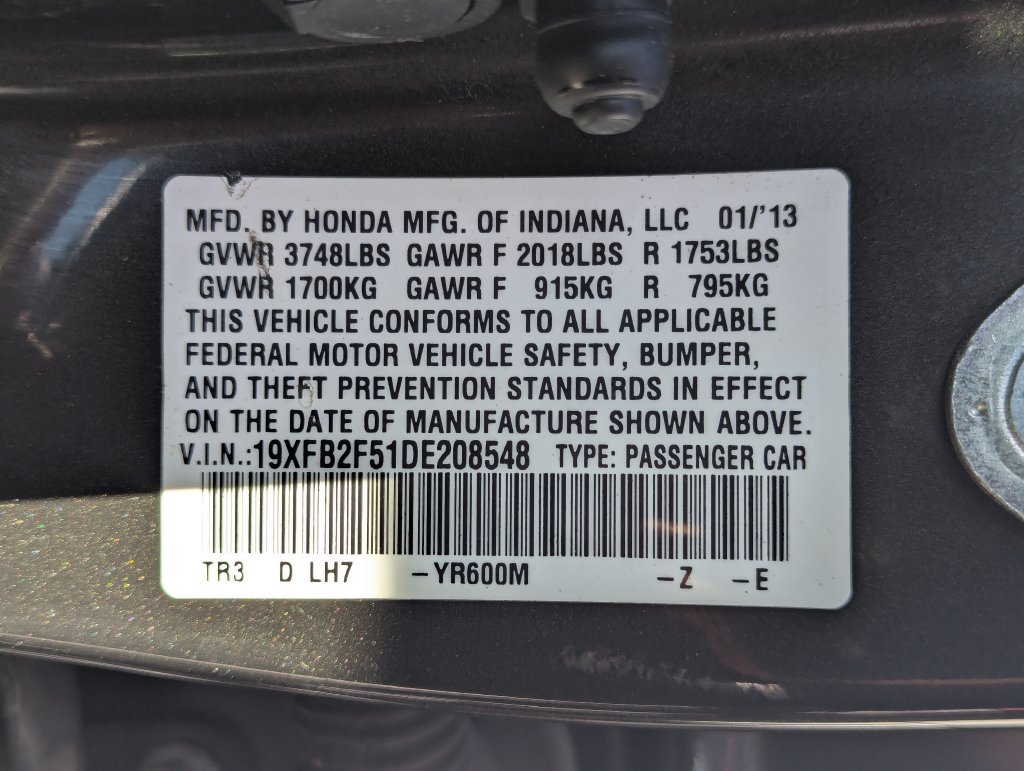 Used 2013 Honda Civic LX image 14