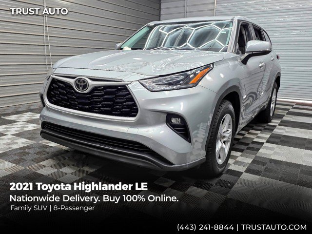Used 2021 Toyota Highlander LE FWD video 1