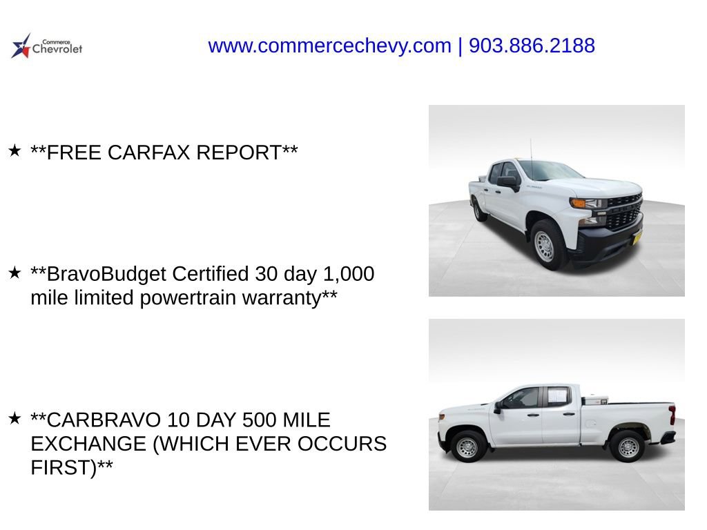 Used 2021 Chevrolet Silverado 1500 W/T w/ WT Fleet Convenience Package RWD image 5