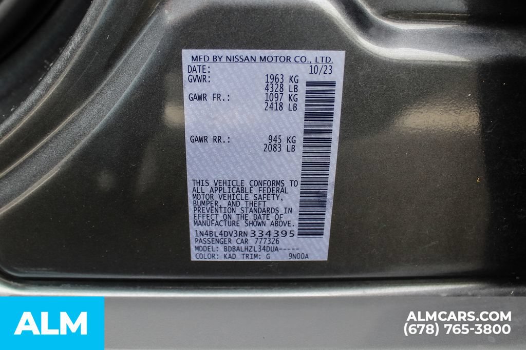 Used 2024 Nissan Altima 2.5 SV FWD image 38