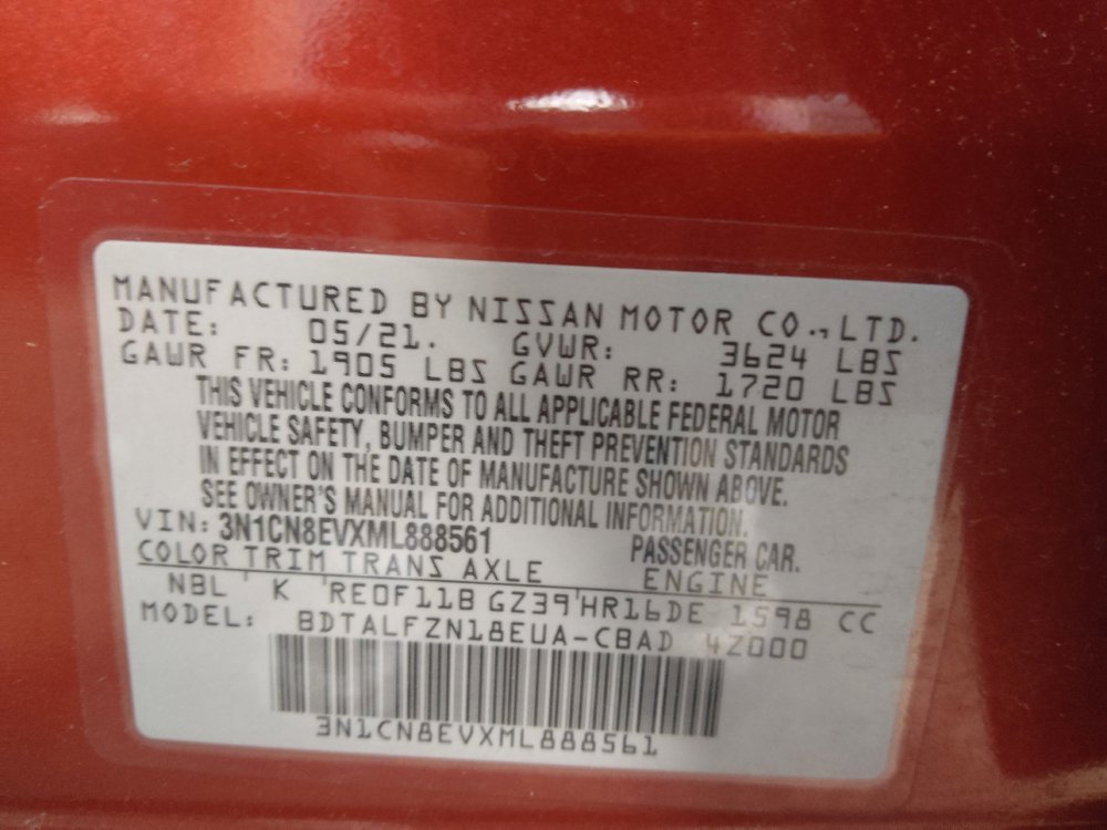 Used 2021 Nissan Versa SV FWD image 33