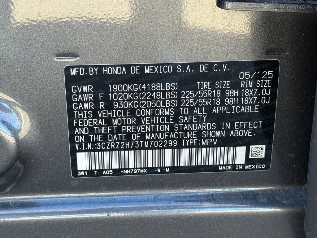 Certified 2026 Honda HR-V EX-L image 35